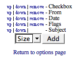 Default columns